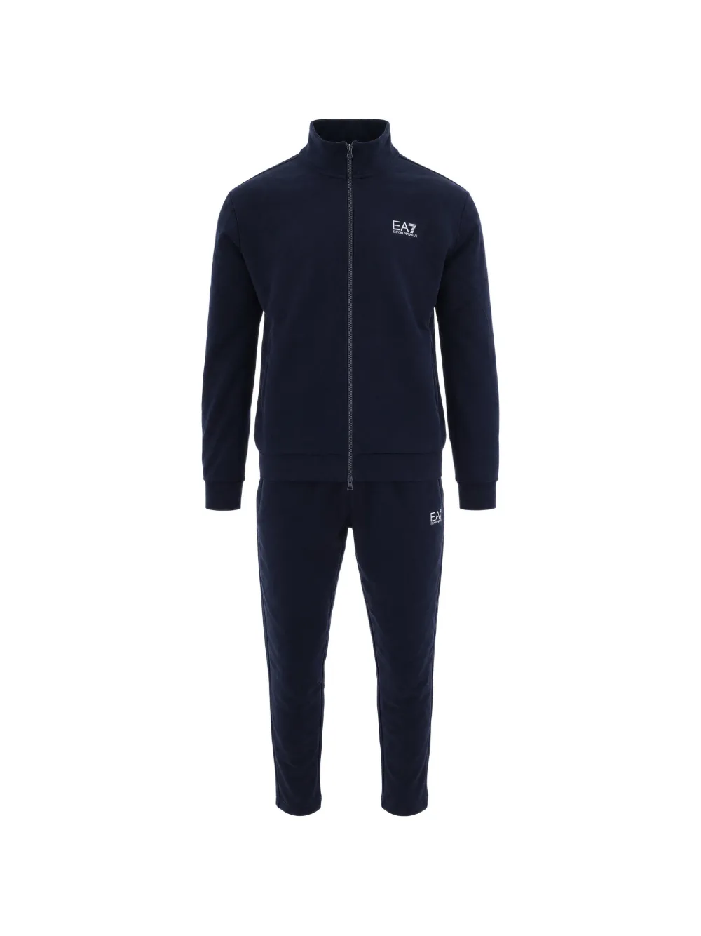 Ea7 Emporio Armani Core Identity logo-print tracksuit - Blu