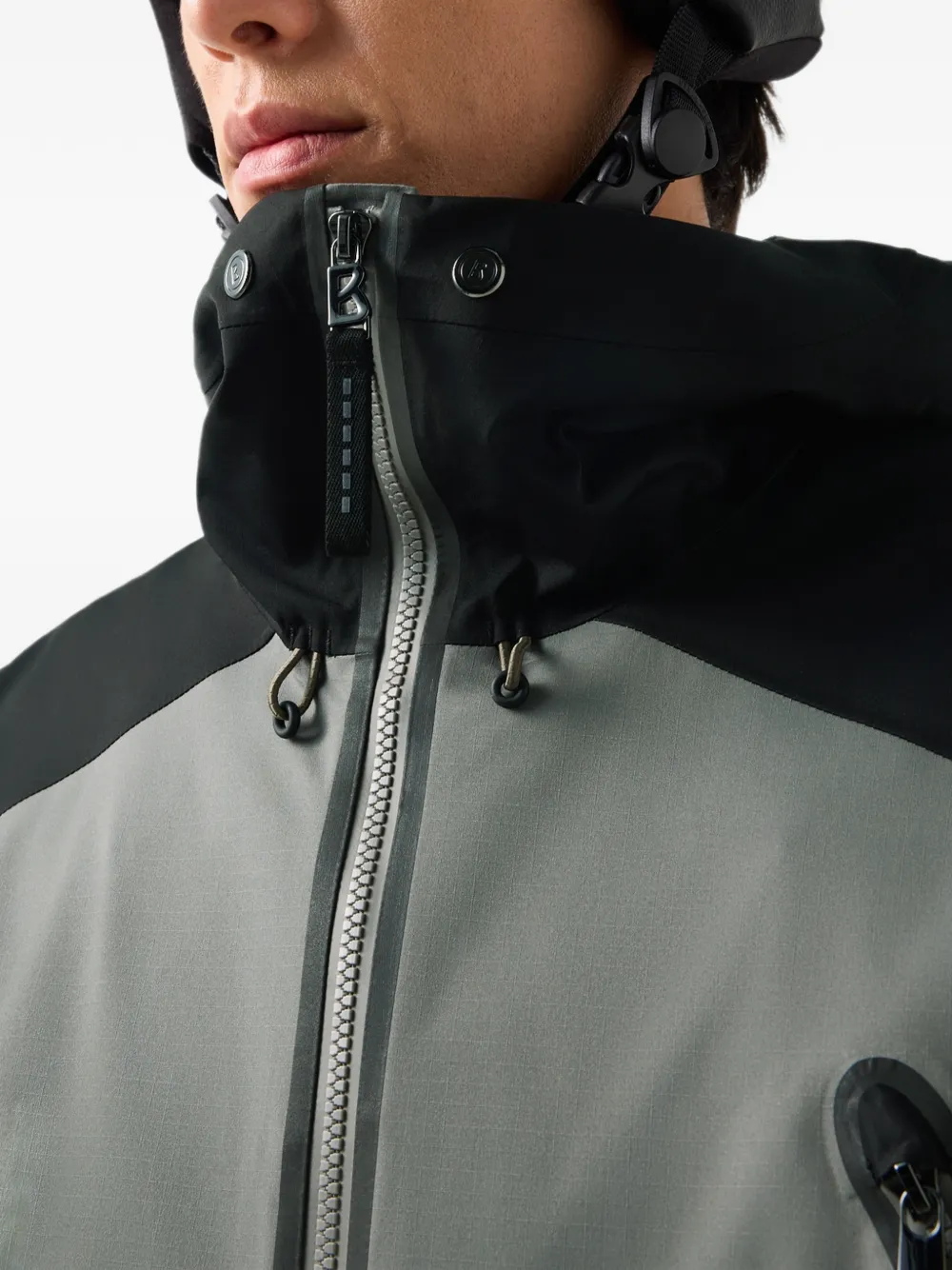 BOGNER Jasper colour-block ski jacket Grijs