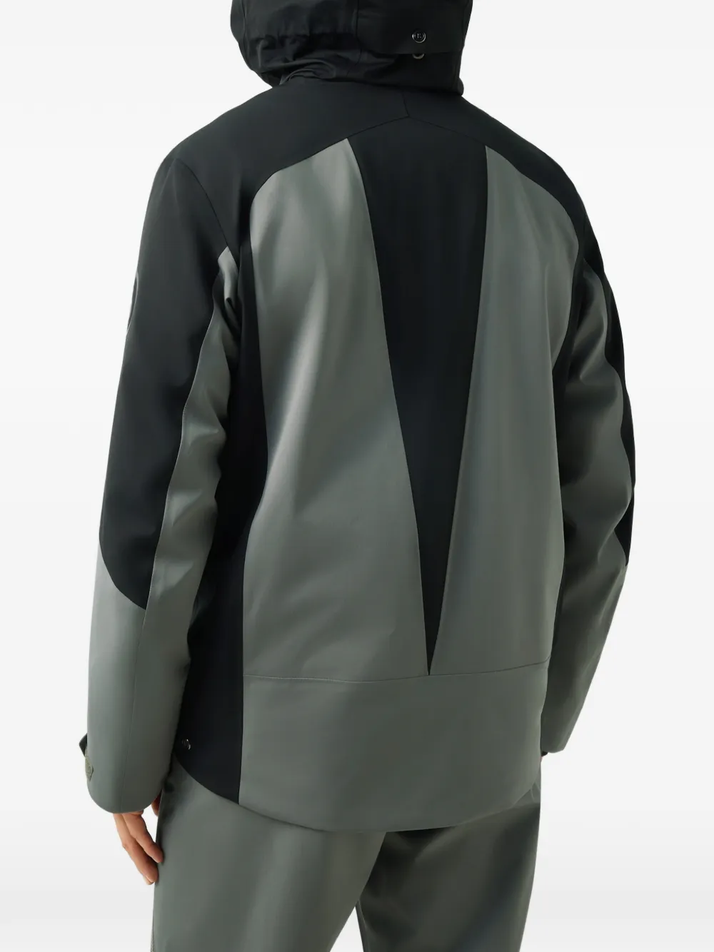 BOGNER Jasper colour-block ski jacket Grijs