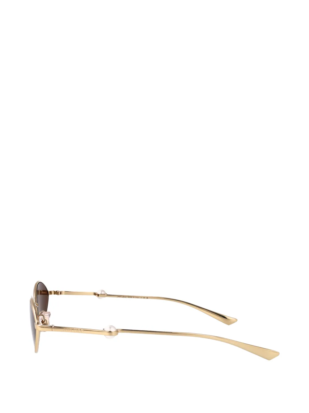 Jimmy Choo Eyewear Ina geometric-frame sunglasses Goud