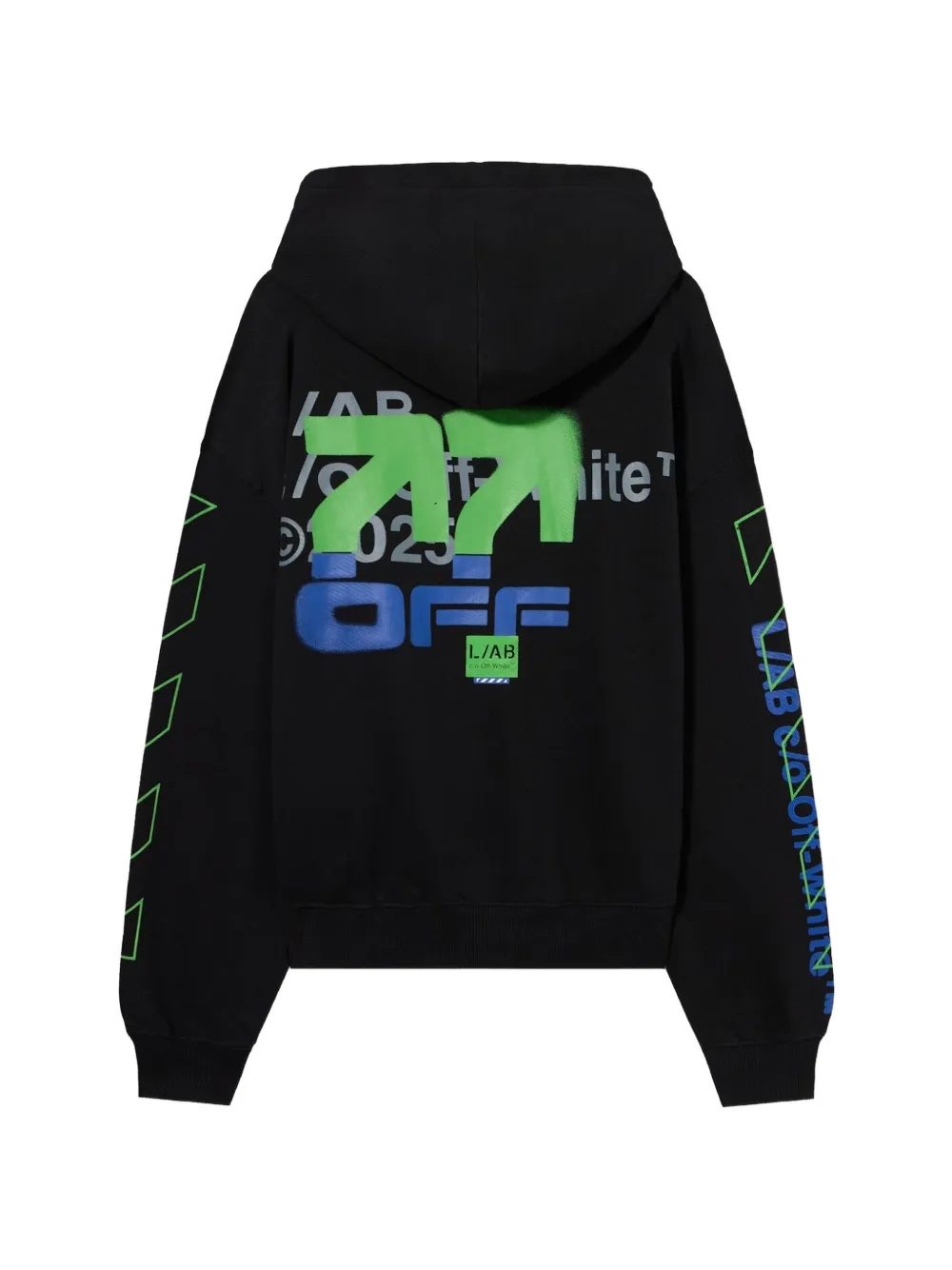 L ab c o Off-White Off Active hoodie Zwart