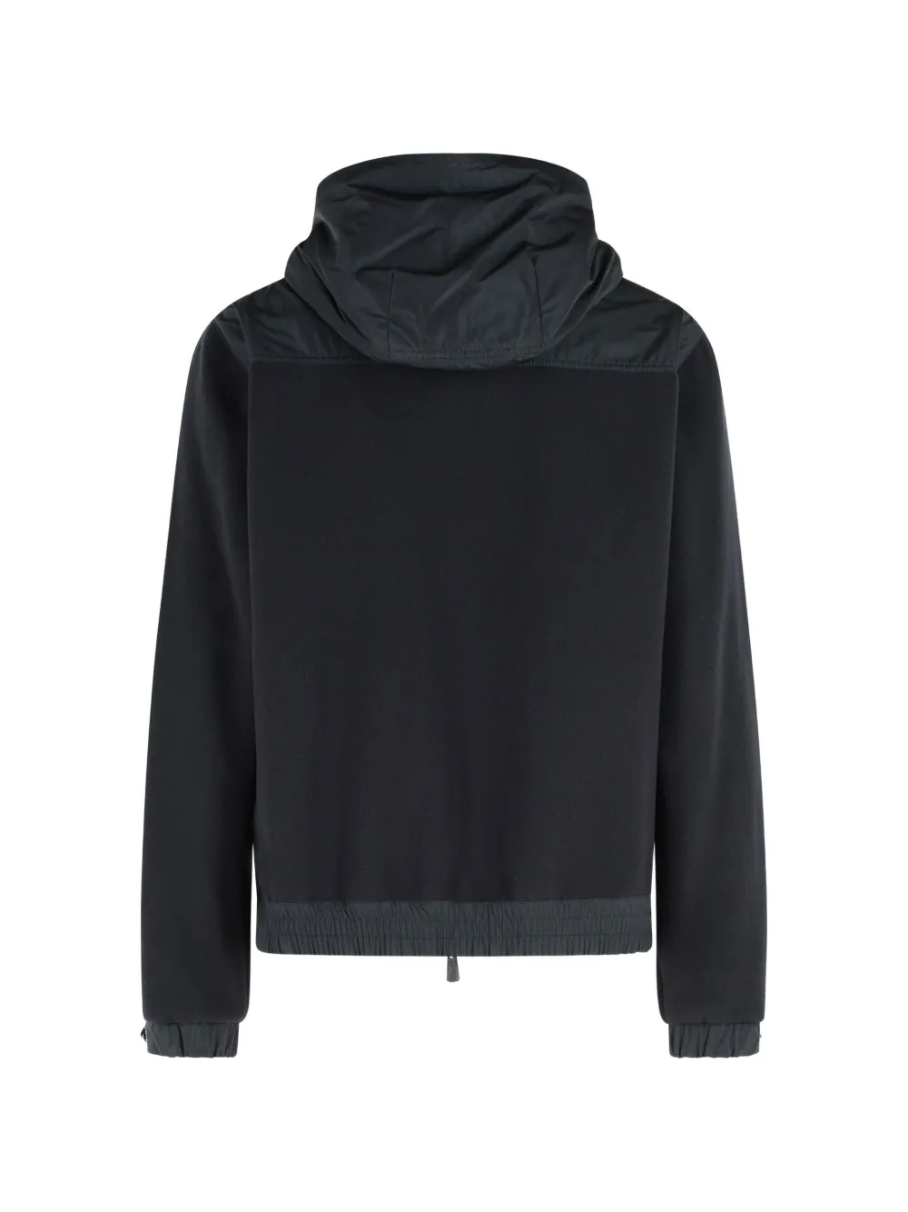 Moncler Grenoble Polartec panelled hooded jacket Zwart