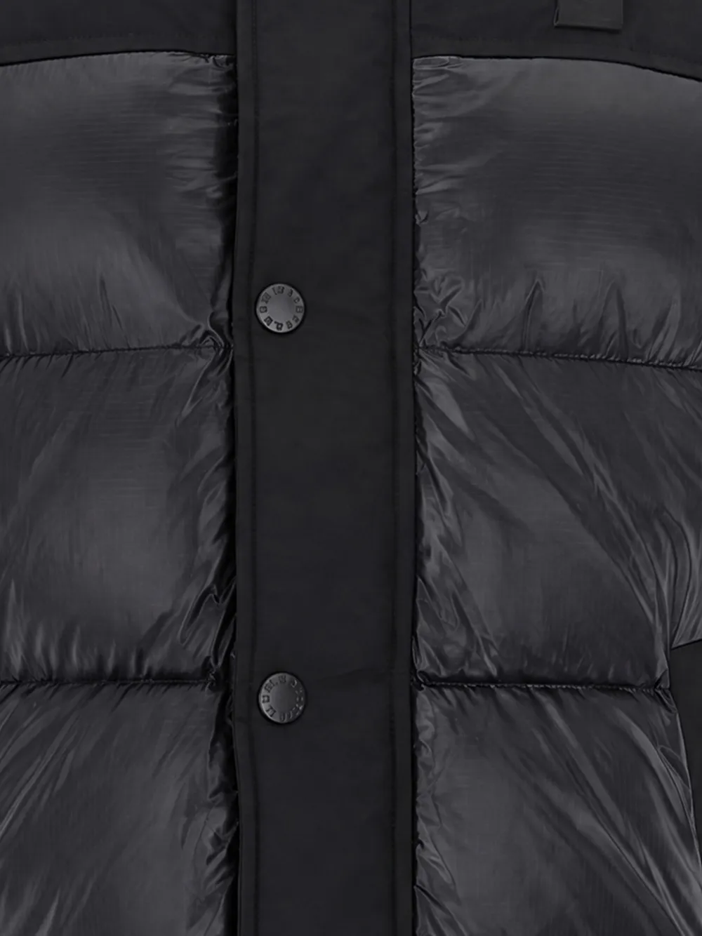 Blauer Perkis quilted panelled jacket Zwart