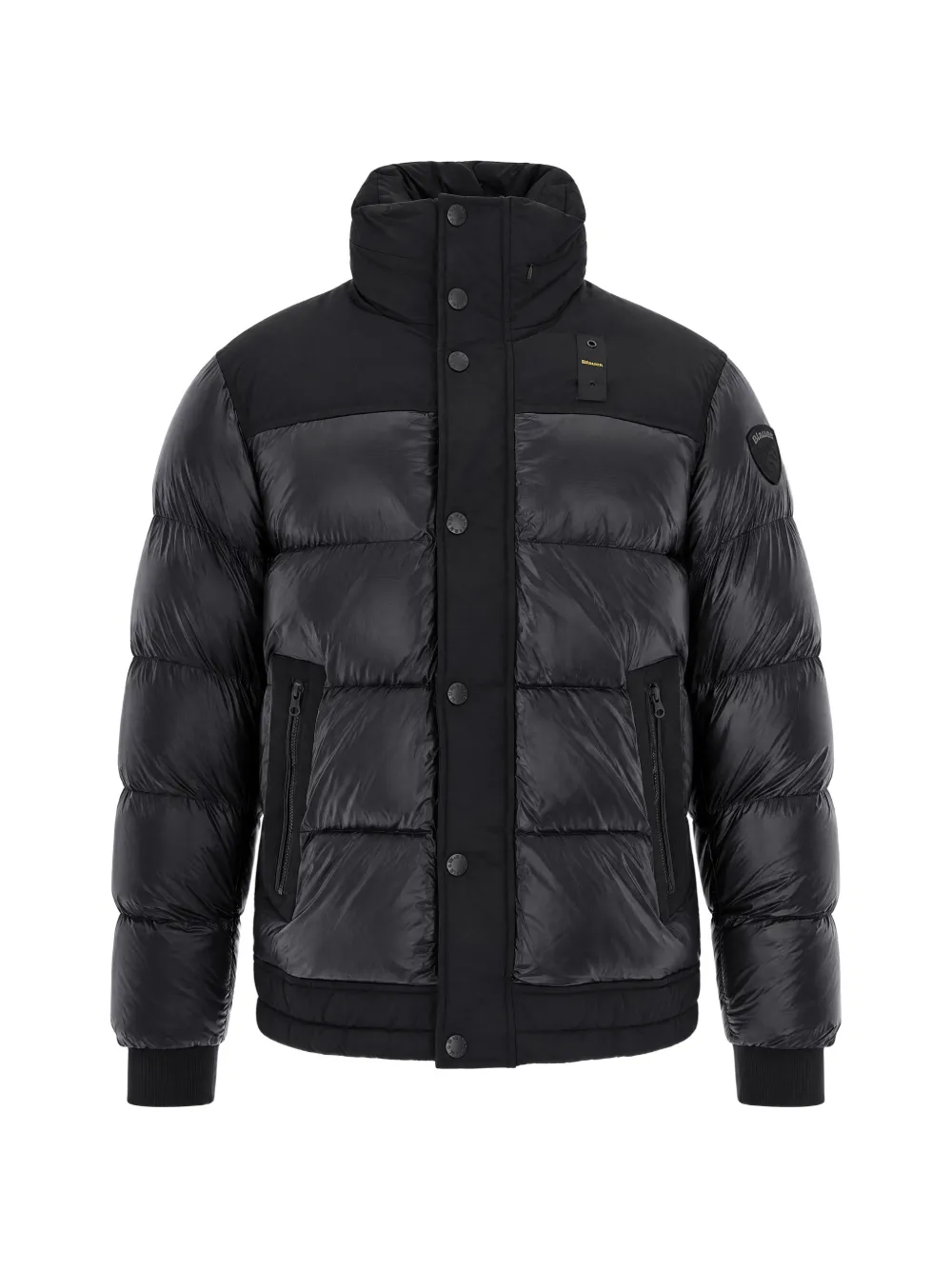 Blauer Perkis quilted panelled jacket - Black