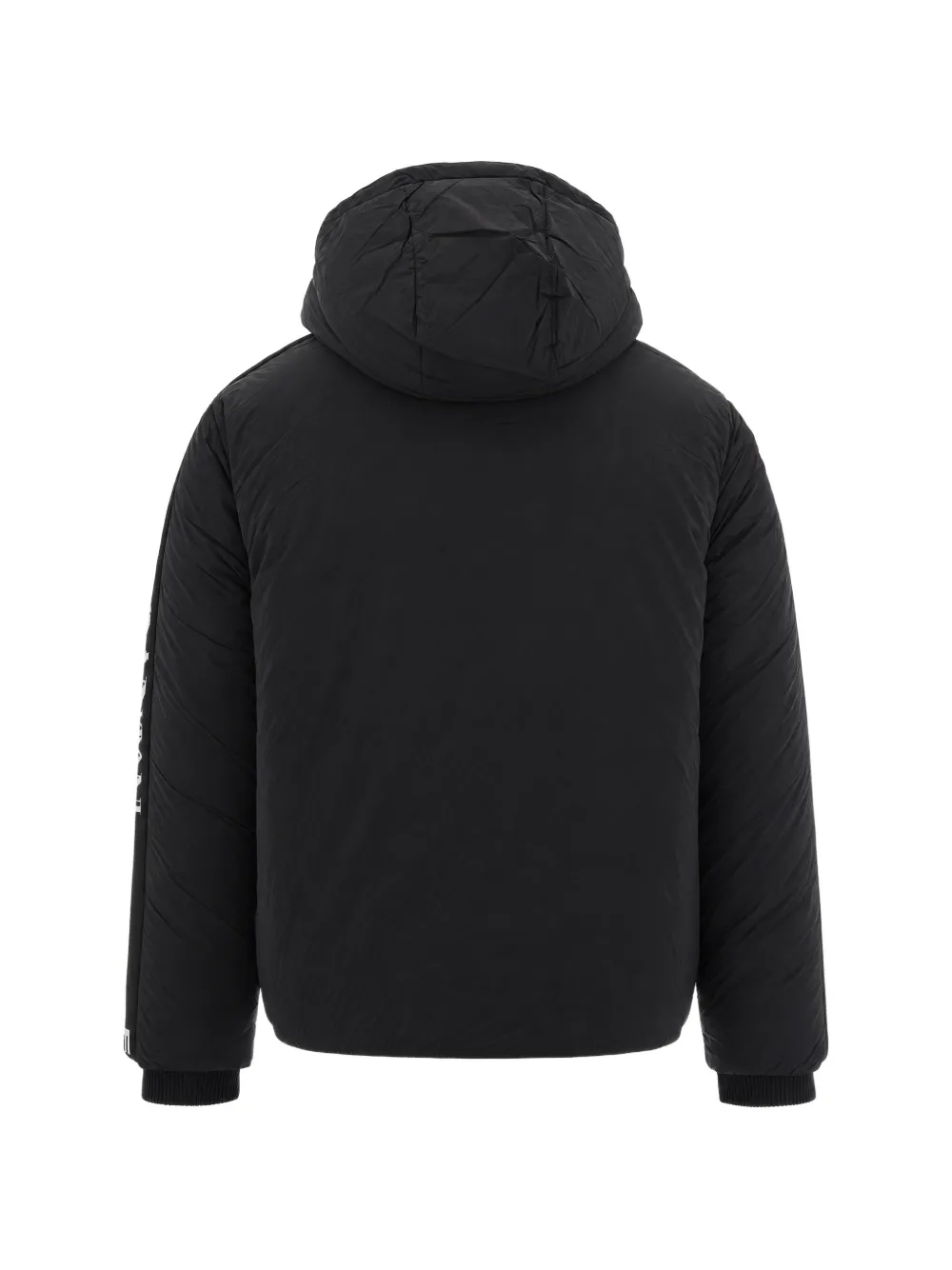 Ea7 Emporio Armani logo-print padded jacket Zwart