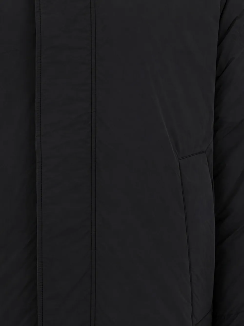 Ea7 Emporio Armani logo-print padded jacket Zwart