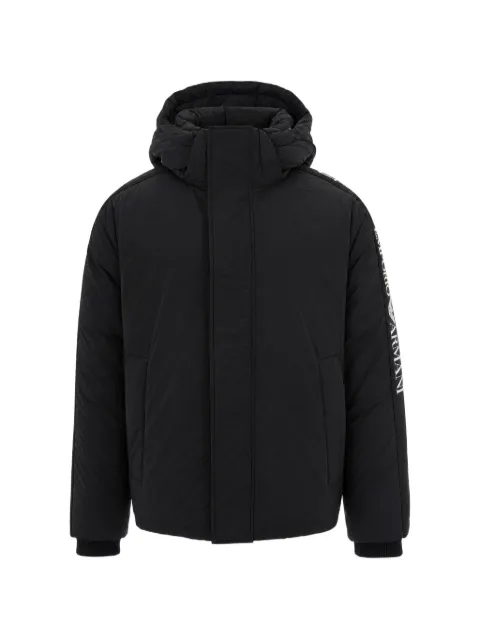 Ea7 Emporio Armani logo-print padded jacket