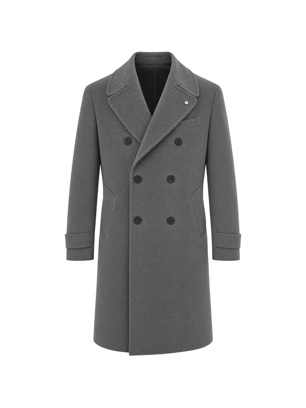 L.B.M. 1911 double-breasted coat - Grigio