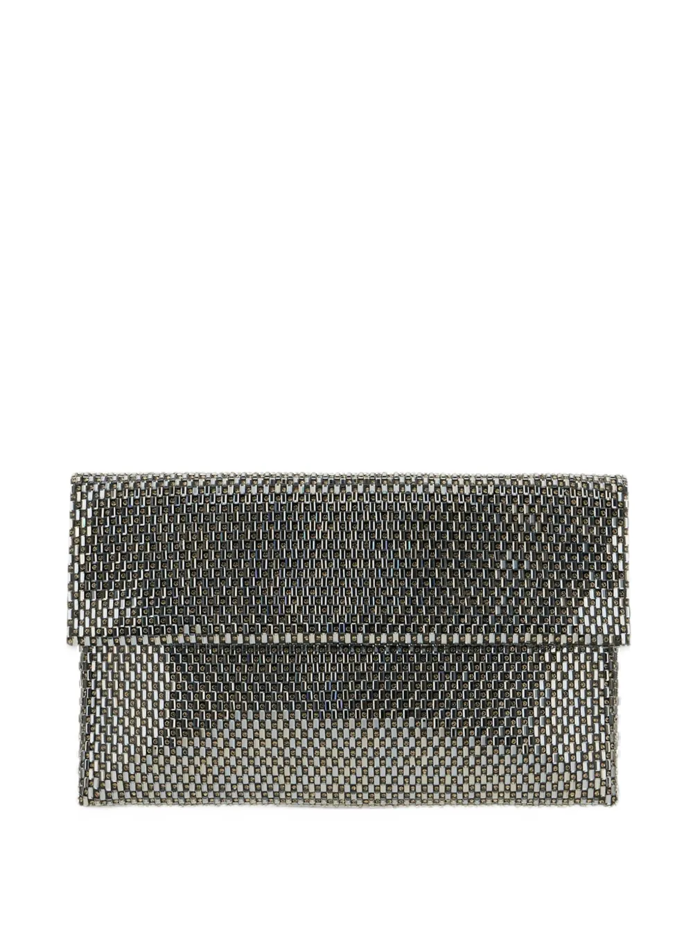 TWENTY FOURHAITCH Heliens bead-embellished shoulder bag - Nero