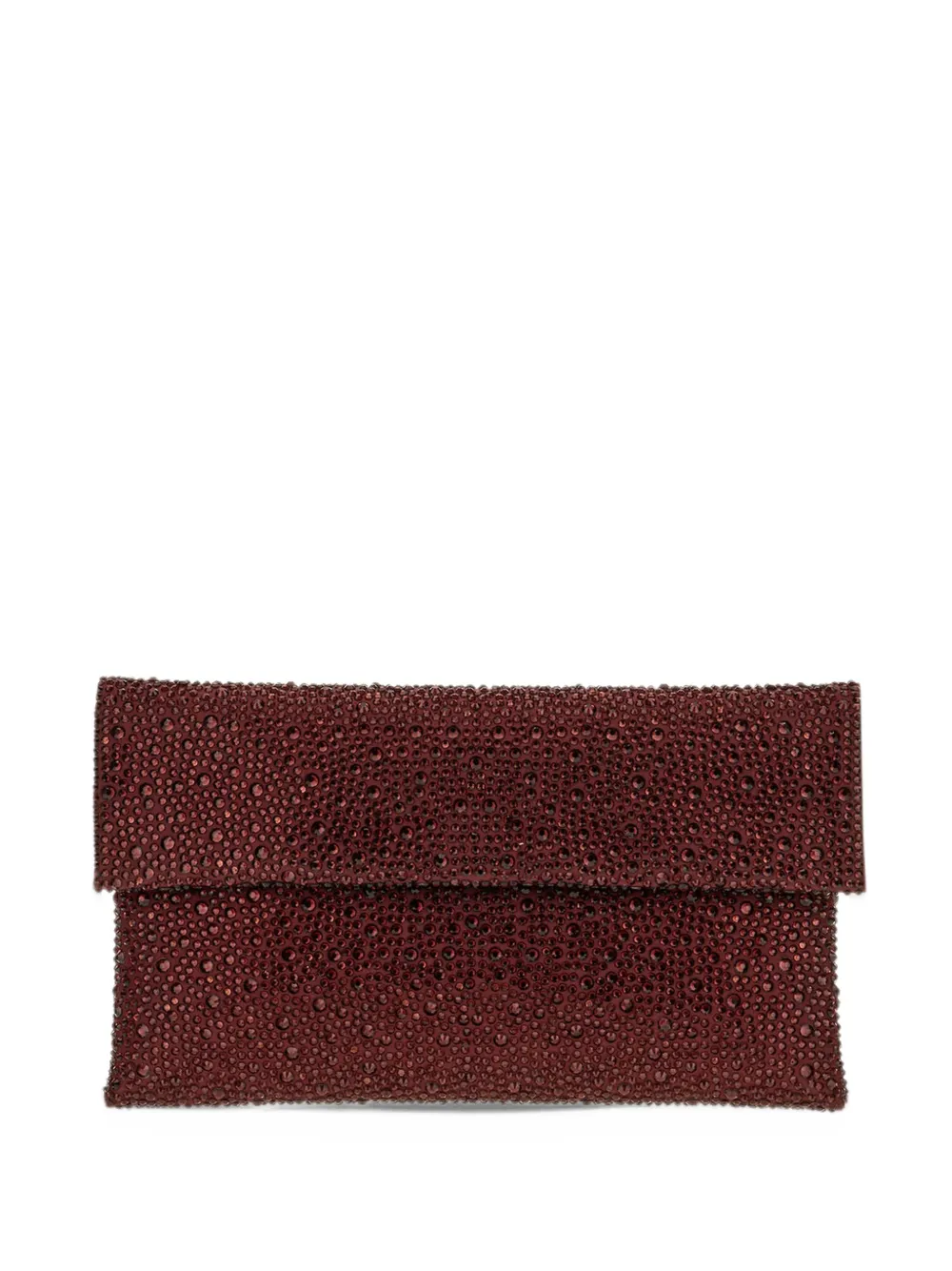 TWENTY FOURHAITCH Carena embellished clutch bag - Rosso