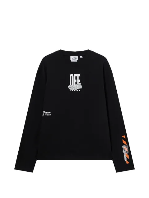 L/ab c/o Off-White Off Active Tape long-sleeve T-shirt