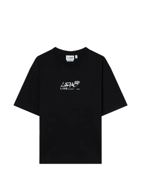 L/ab c/o Off-White Graffiti Diagonal T-shirt
