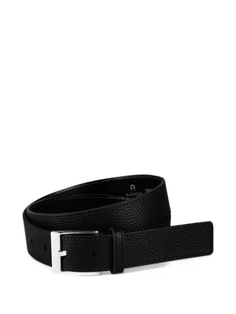 AIGNER grained leather belt