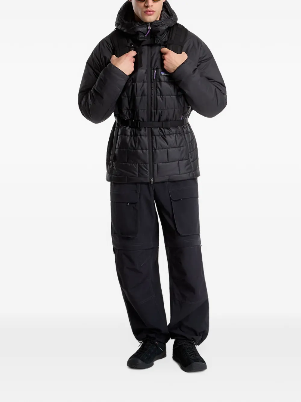 Patagonia Hi-Loft Nano Puff quilted jacket Zwart
