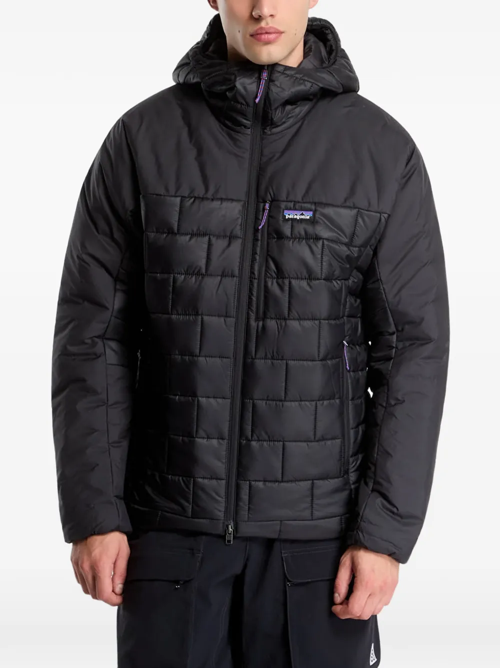 Patagonia Hi-Loft Nano Puff quilted jacket Zwart