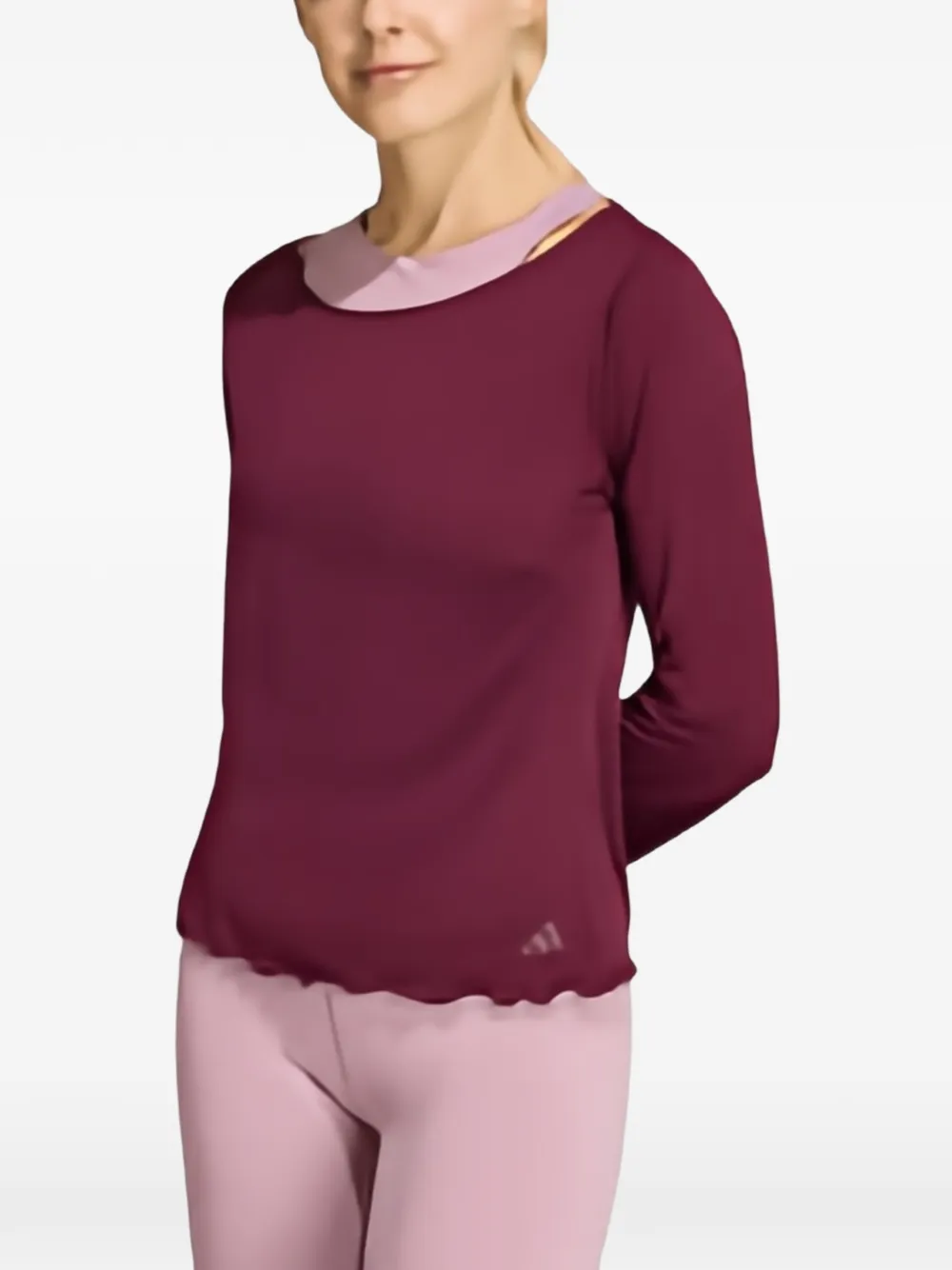 adidas Motion long-sleeve T-shirt Rood