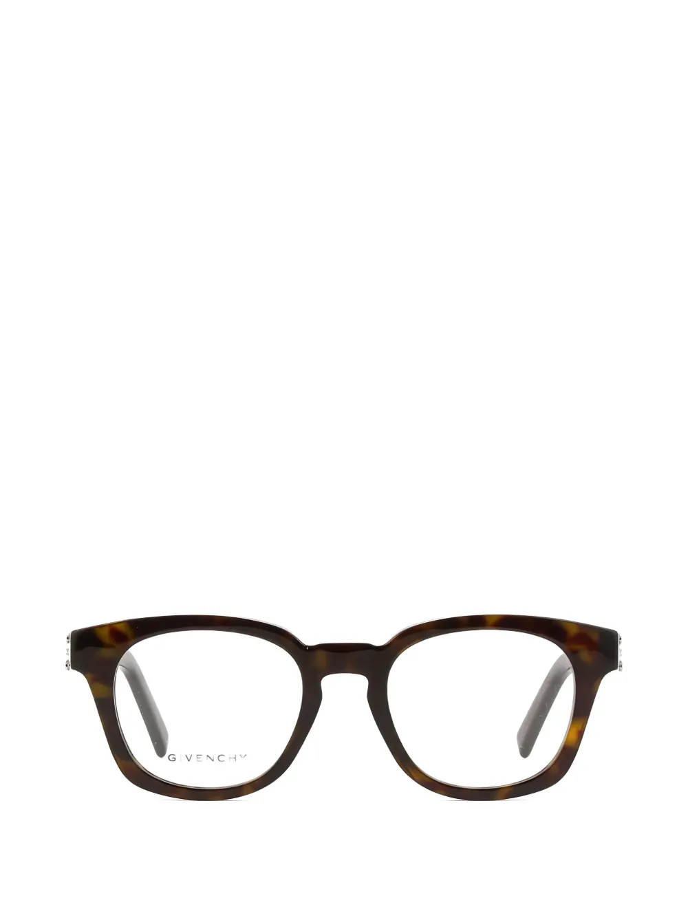Givenchy Eyewear lunettes de vue à monture carrée - Marron Givenchy Eyewear lunettes de vue à monture carrée - Marron