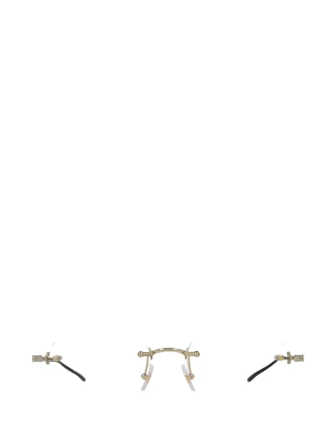 Montblanc square rimless glasses