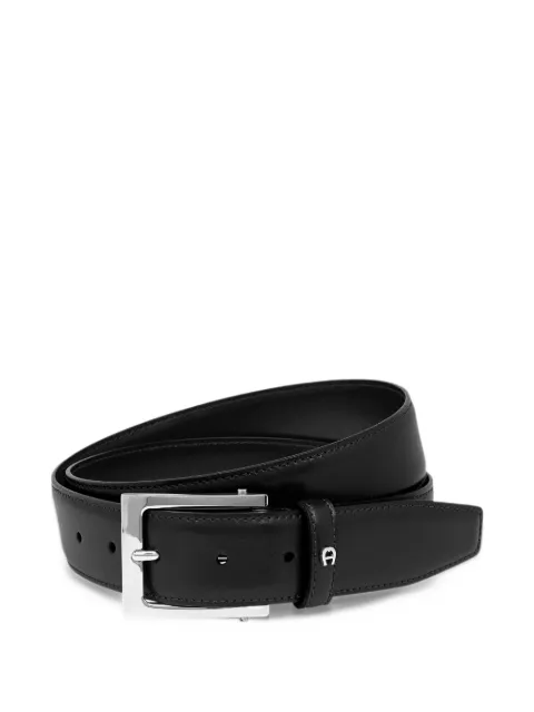 AIGNER logo-plaque leather belt