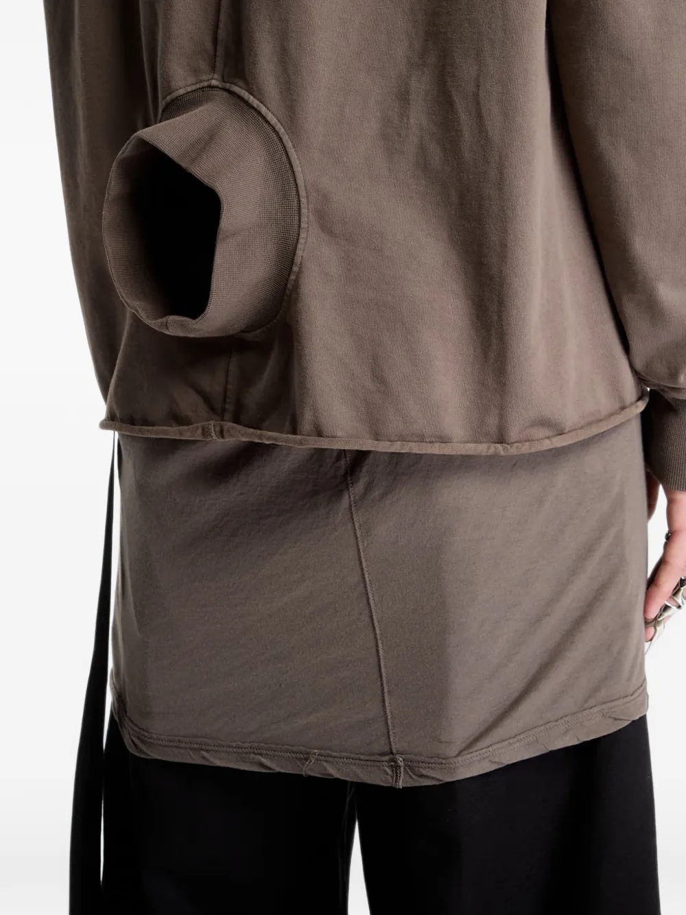 Rick Owens DRKSHDW Headon Double sweatshirt Bruin