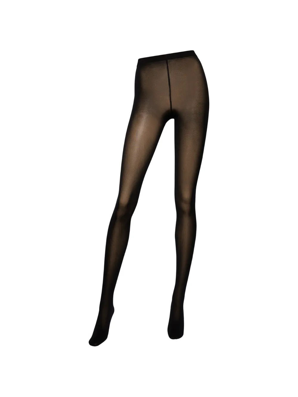 Wolford 50 opaque knitted-waistband tights Zwart