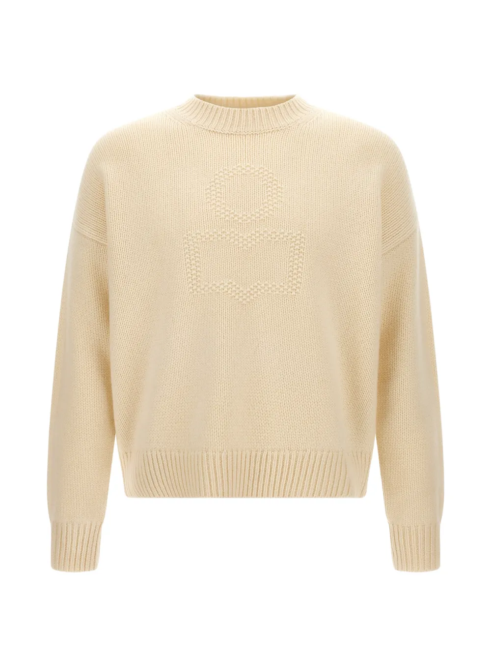 MARANT ÉTOILE Jade embossed-logo sweater - Bianco