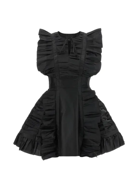 Giovanni Bedin ruffle-trimmed flared mini dress