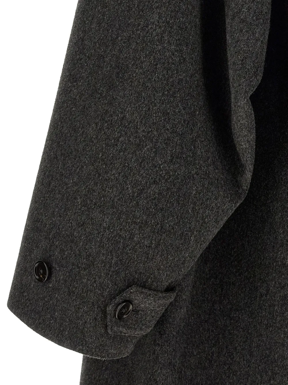 Jil Sander Sport 131 cape-overlay coat Grijs