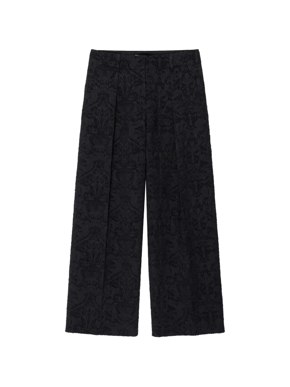 Shanghai Tang jacquard-woven tailored trousers - Noir