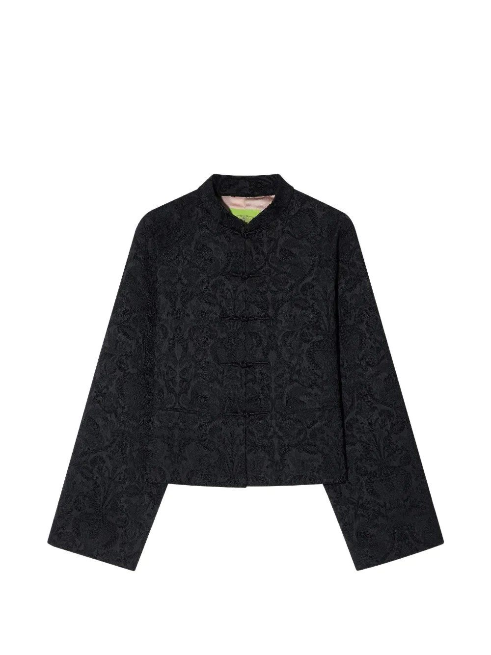 Shanghai Tang jacquard-pattern tang jacket - Black