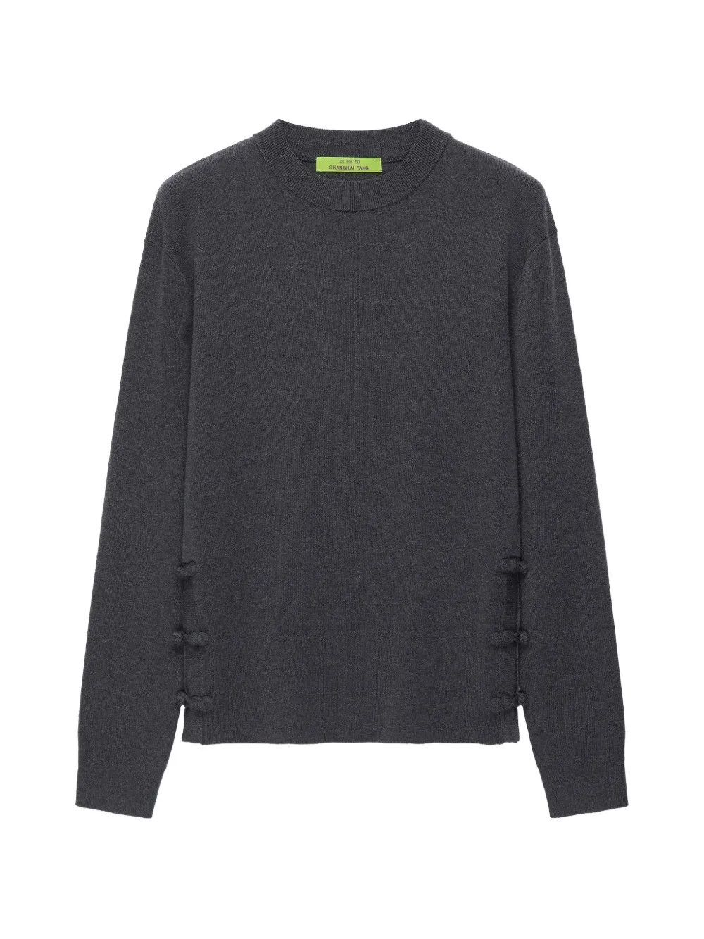 Shanghai Tang frog-button sweater - Gris Shanghai Tang frog-button sweater - Gris