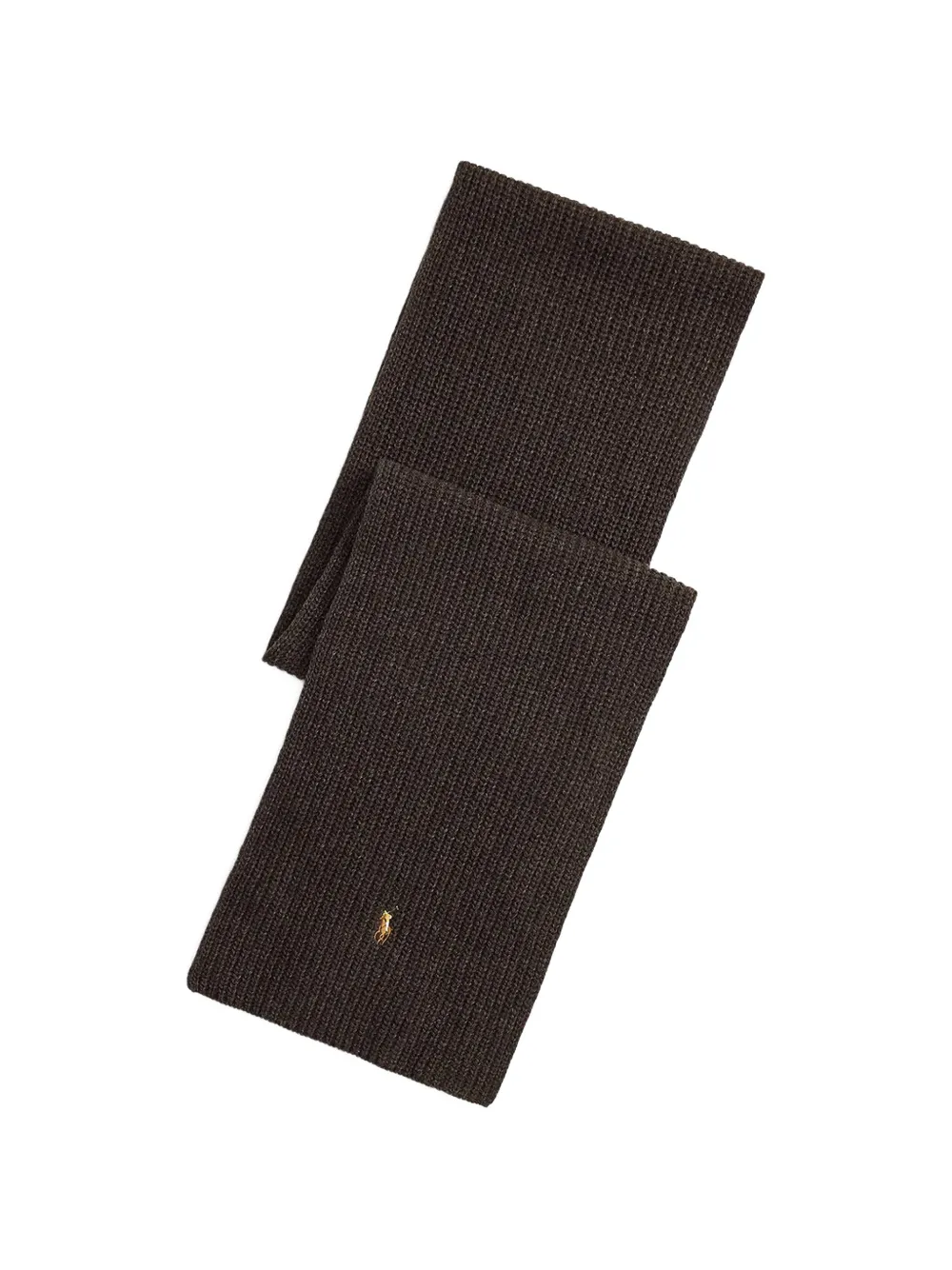 Polo Ralph Lauren Polo Pony ribbed scarf Bruin