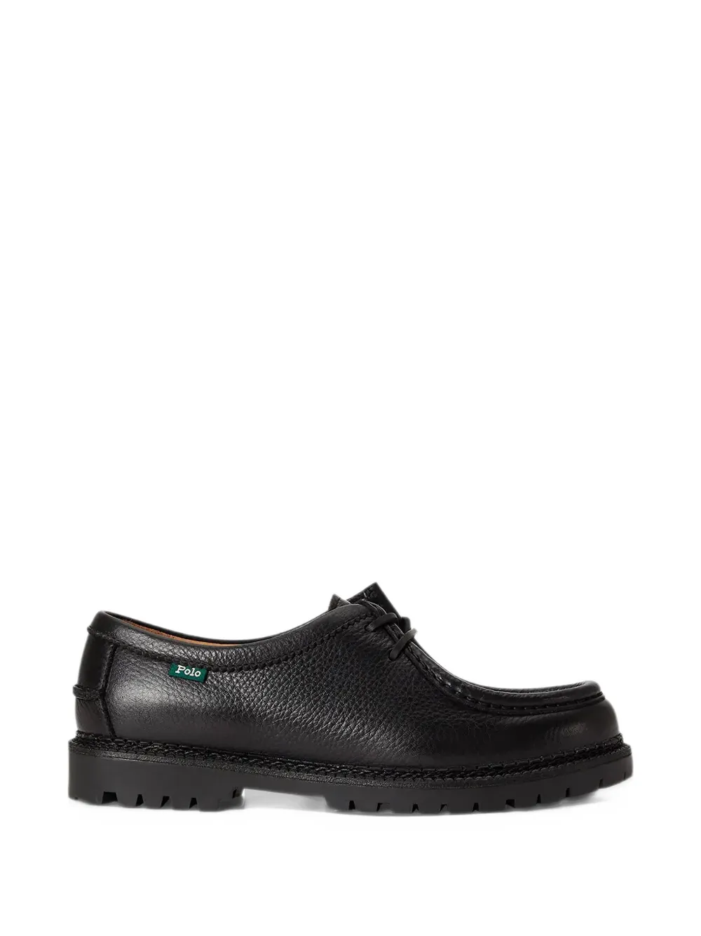 Polo Ralph Lauren derbies Jett en cuir grainé à bout mocassin - Noir Polo Ralph Lauren derbies Jett en cuir grainé à bout mocassin - Noir
