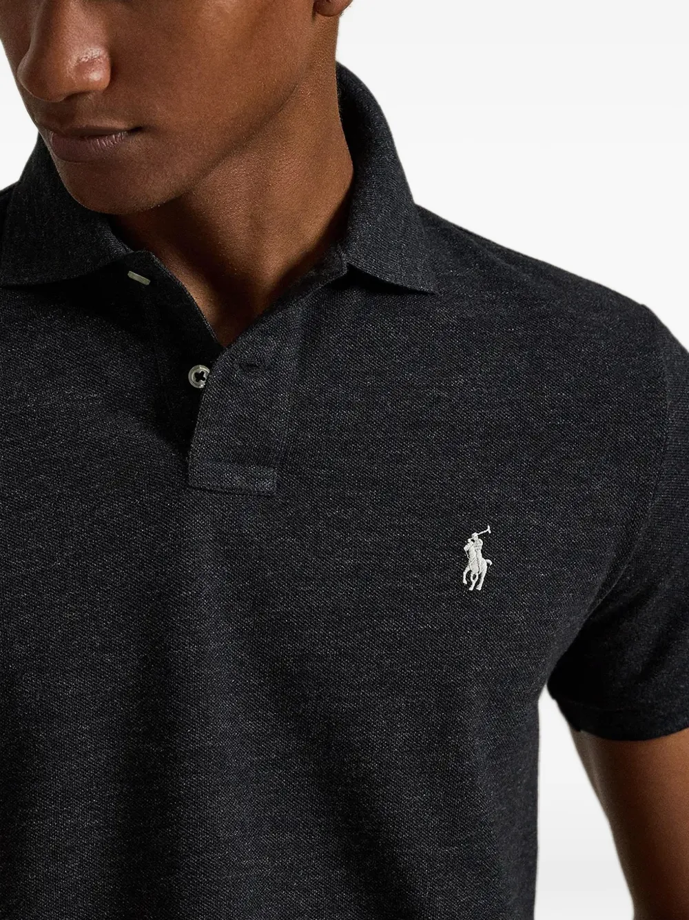 Polo Ralph Lauren The Iconic mesh polo shirt Zwart