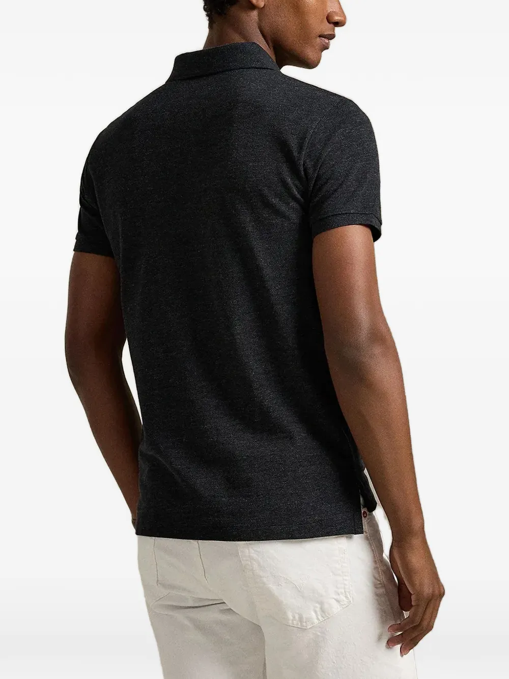 Polo Ralph Lauren The Iconic mesh polo shirt Zwart