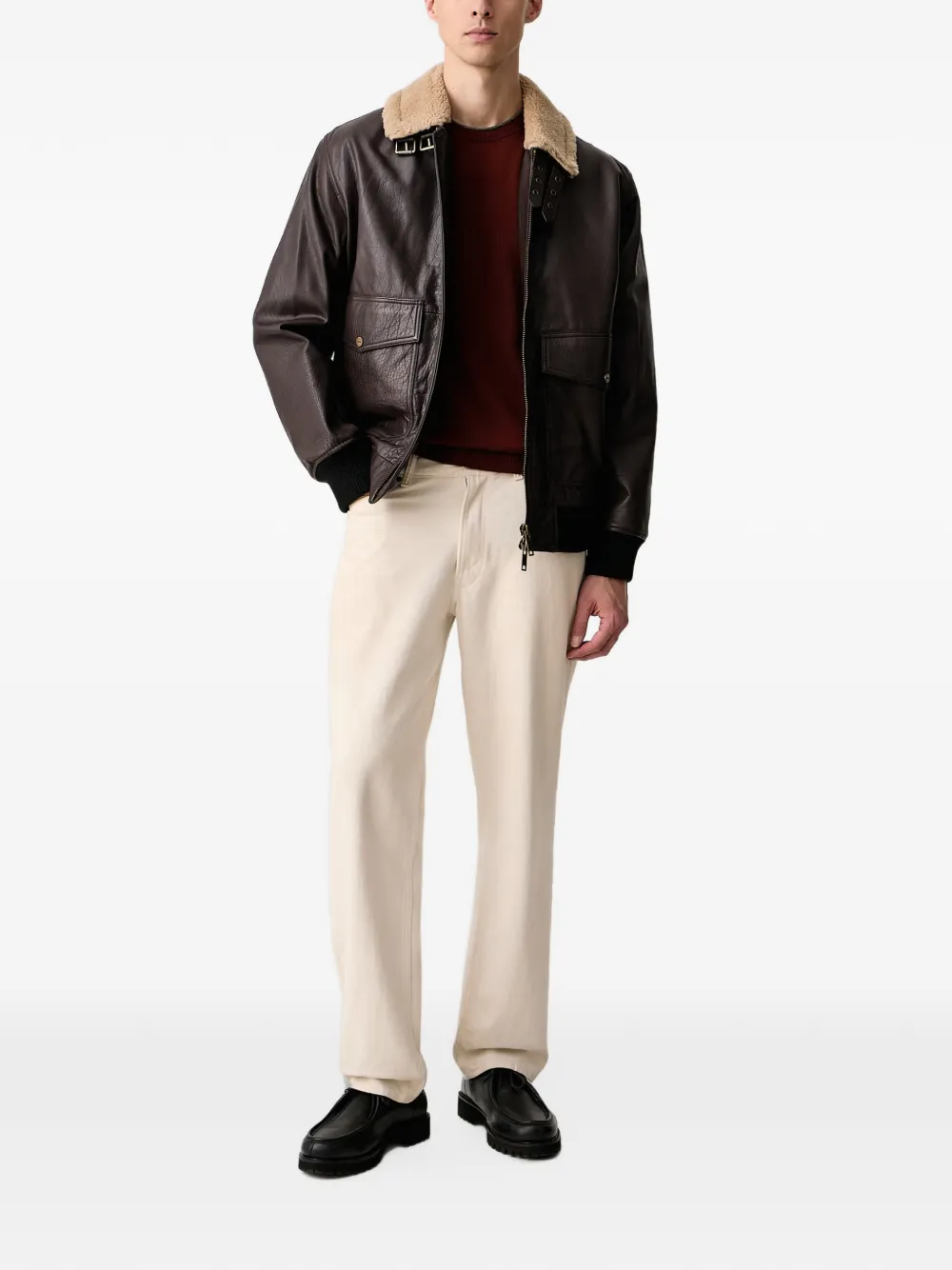 PS Paul Smith Trui met contrasterende afwerking Rood