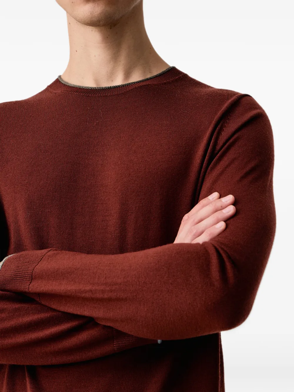 PS Paul Smith Trui met contrasterende afwerking Rood