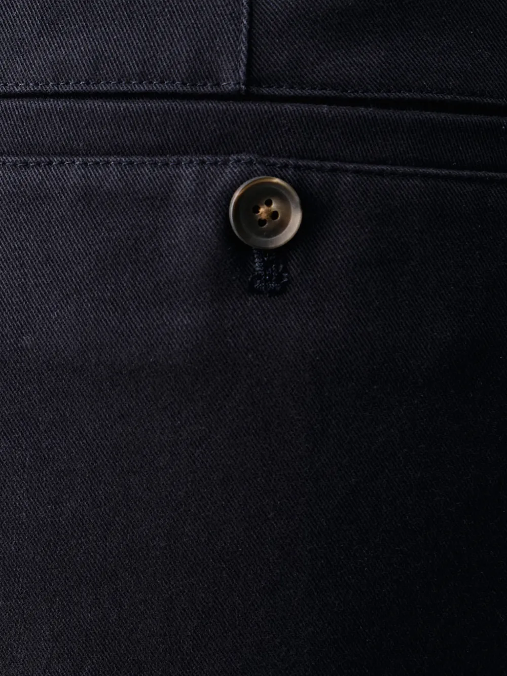 PS Paul Smith pleated-detail twill trousers Blauw