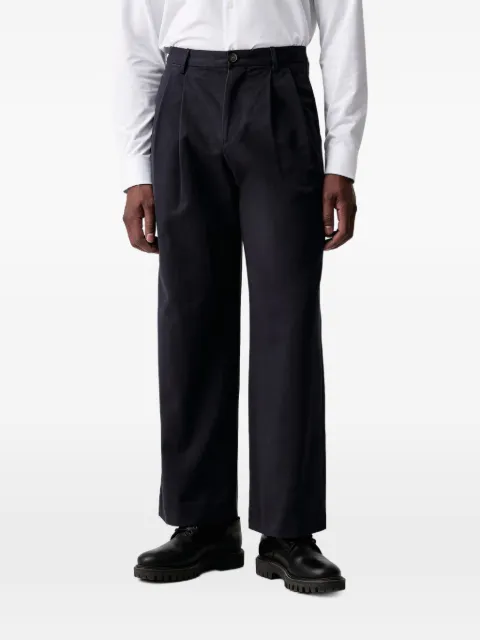 PS Paul Smith pantalones de sarga con detalle de pinzas