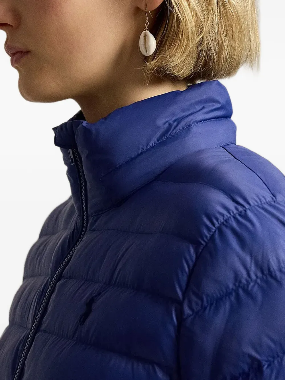 Polo Ralph Lauren water-resistant packable hooded jacket Blauw