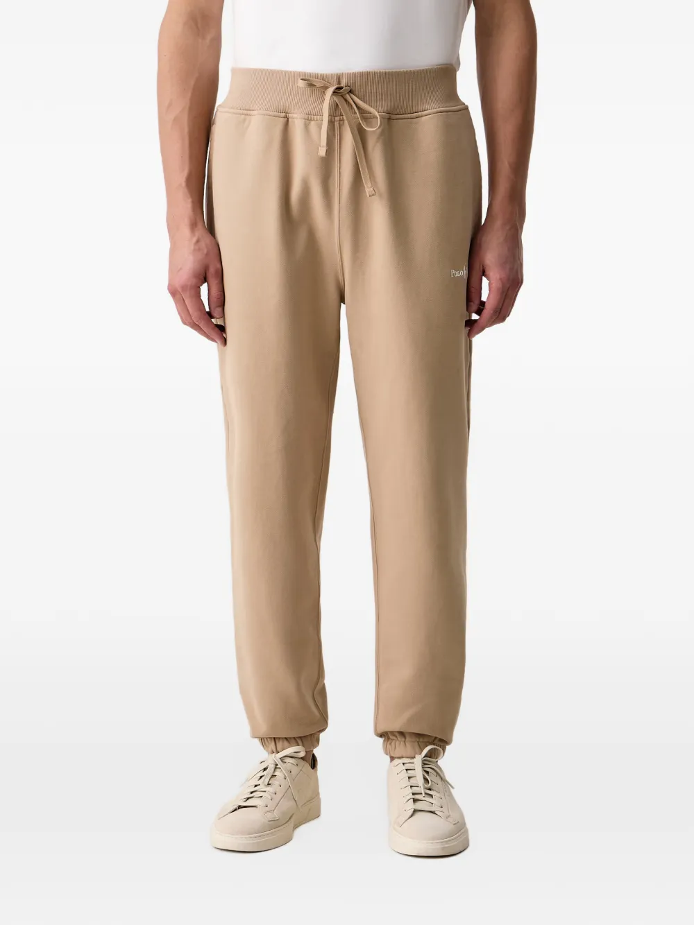 Polo Ralph Lauren logo-embroidered drawstring track pants - Toni neutri