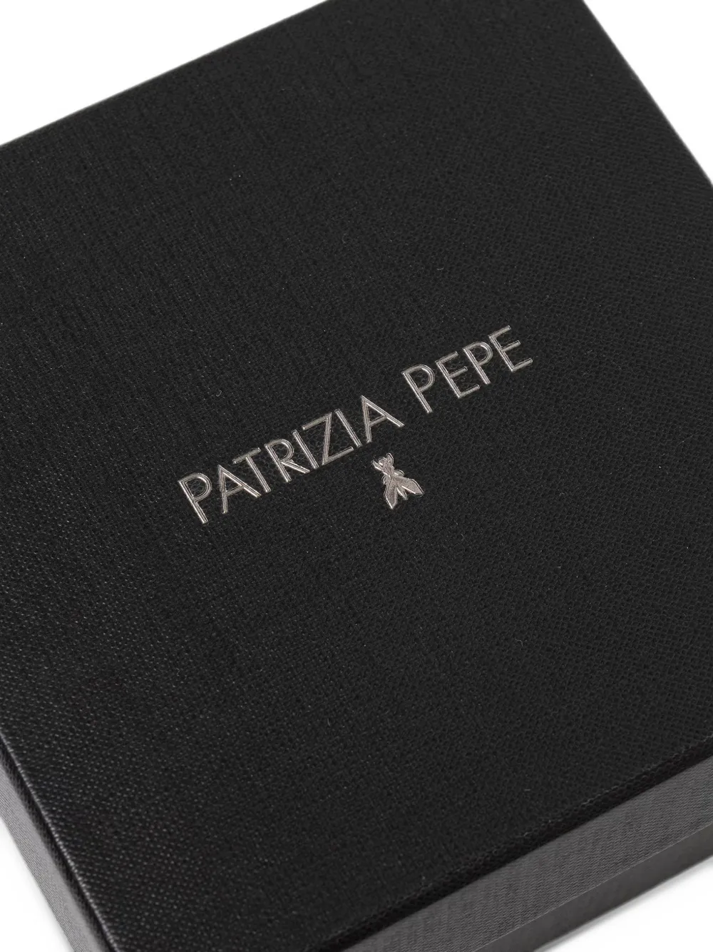 Patrizia Pepe Riem van bewerkt leer met Fly-plakkaat Groen
