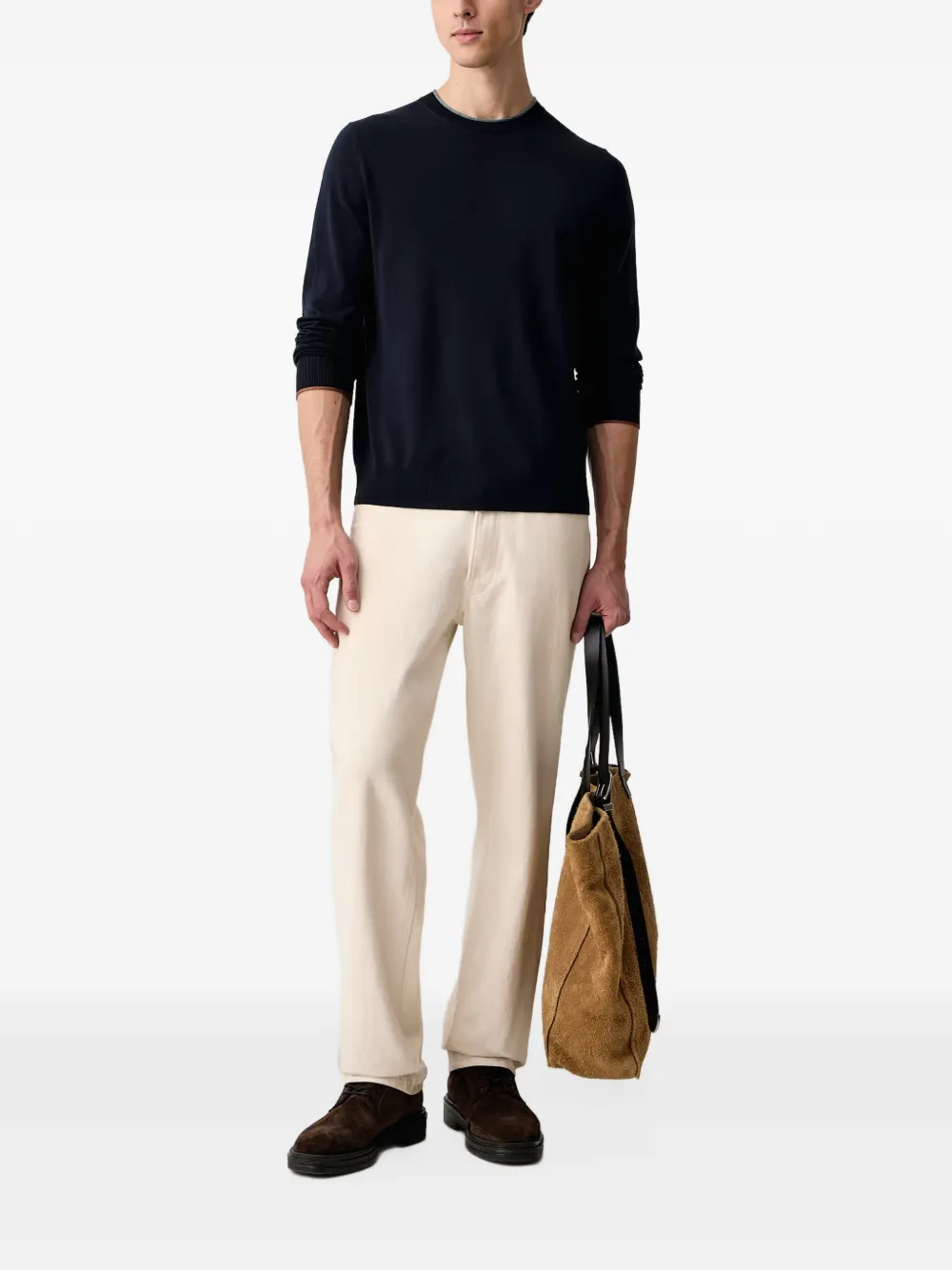 PS Paul Smith Trui met contrasterende afwerking Blauw
