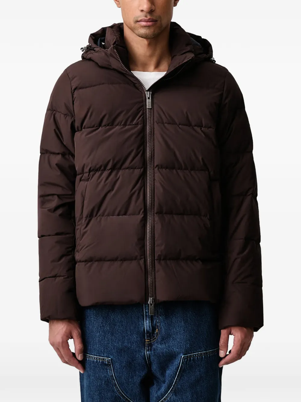 Pyrenex Spoutnic hooded jacket - Brown