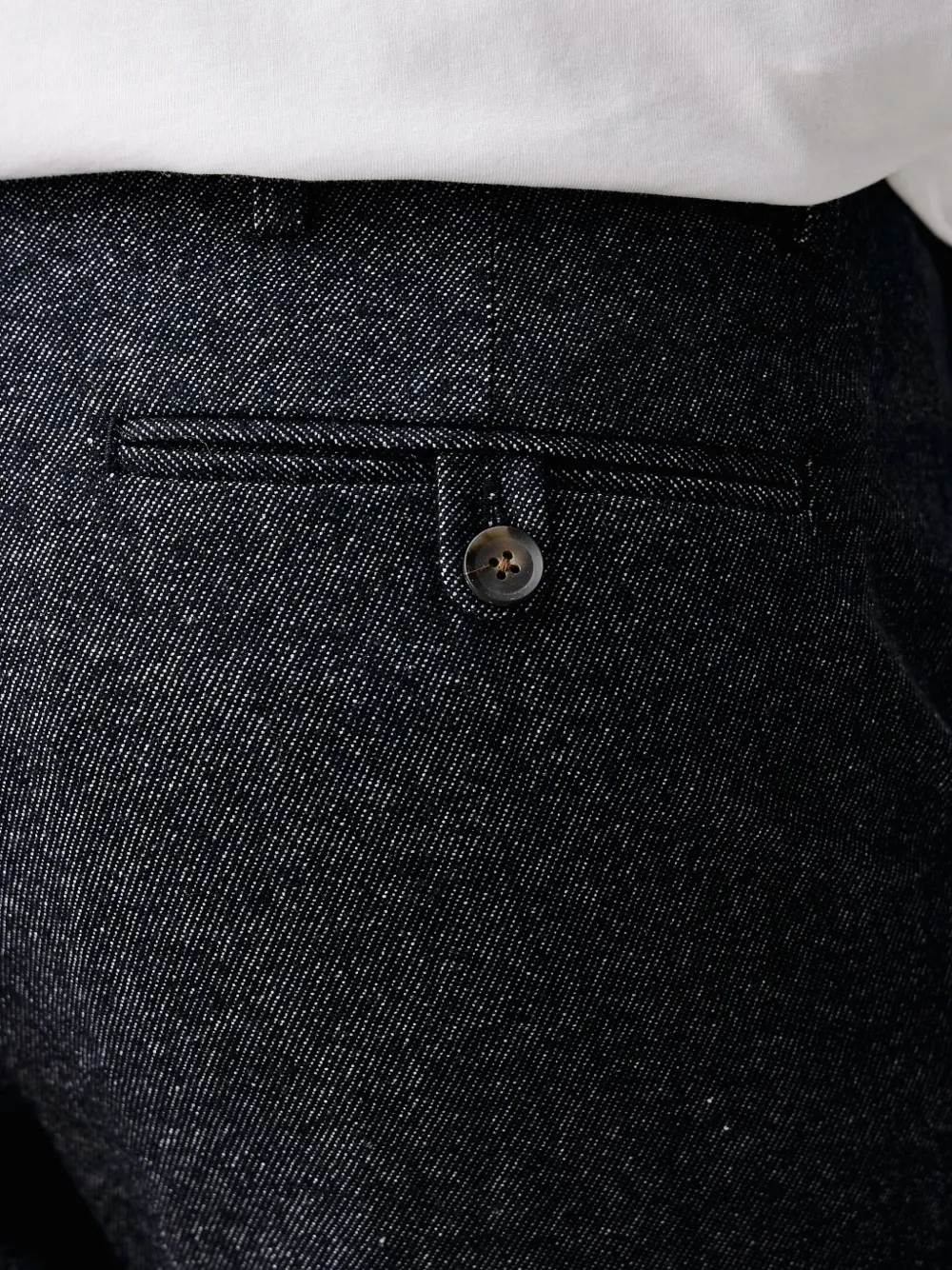 PS Paul Smith flannel pressed-crease trousers Blauw