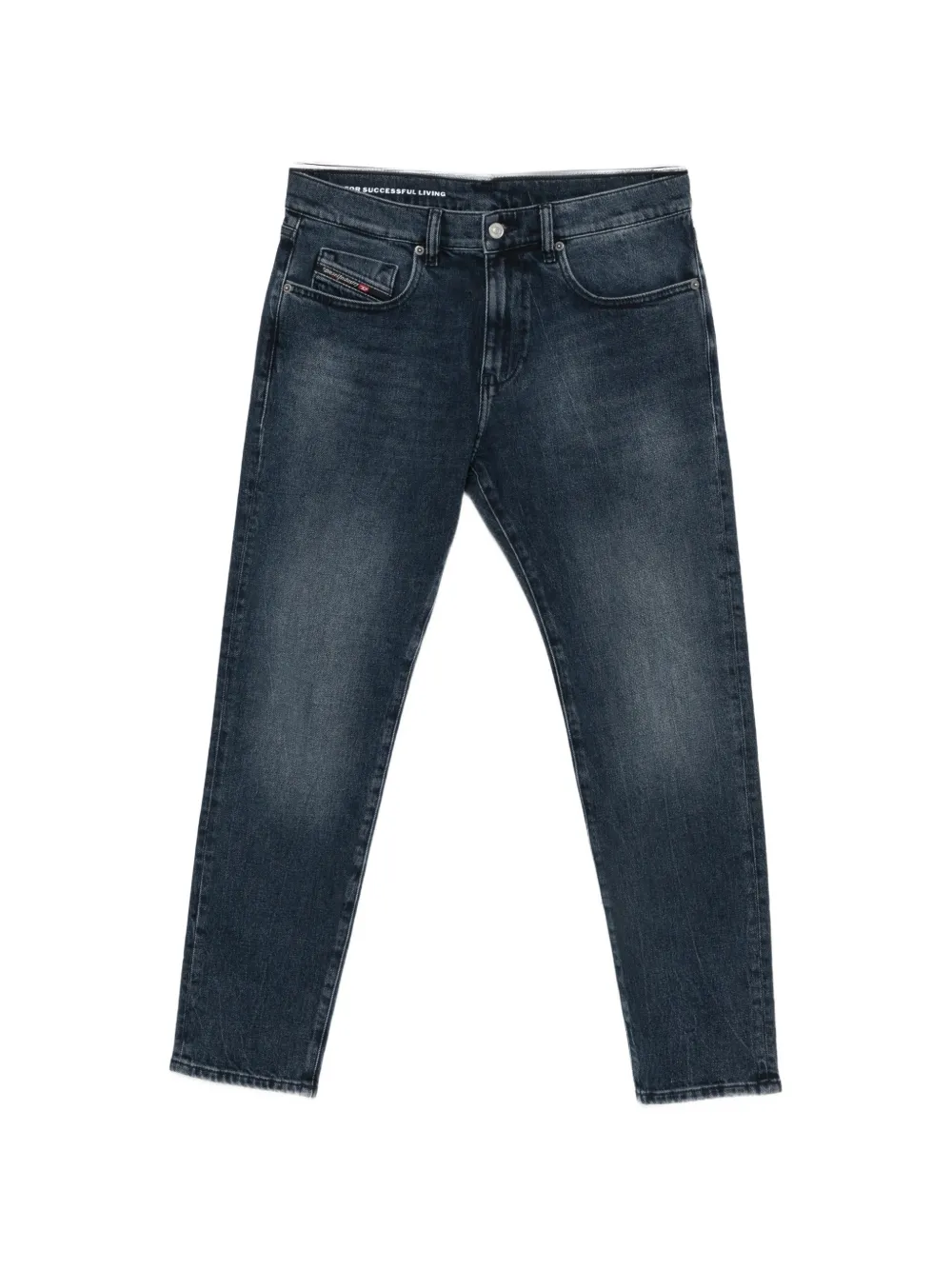 Diesel D-Strukt faded-effect jeans - Blu