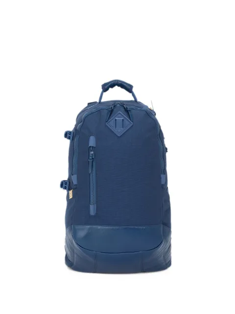 visvim leather-trimmed panelled backpack