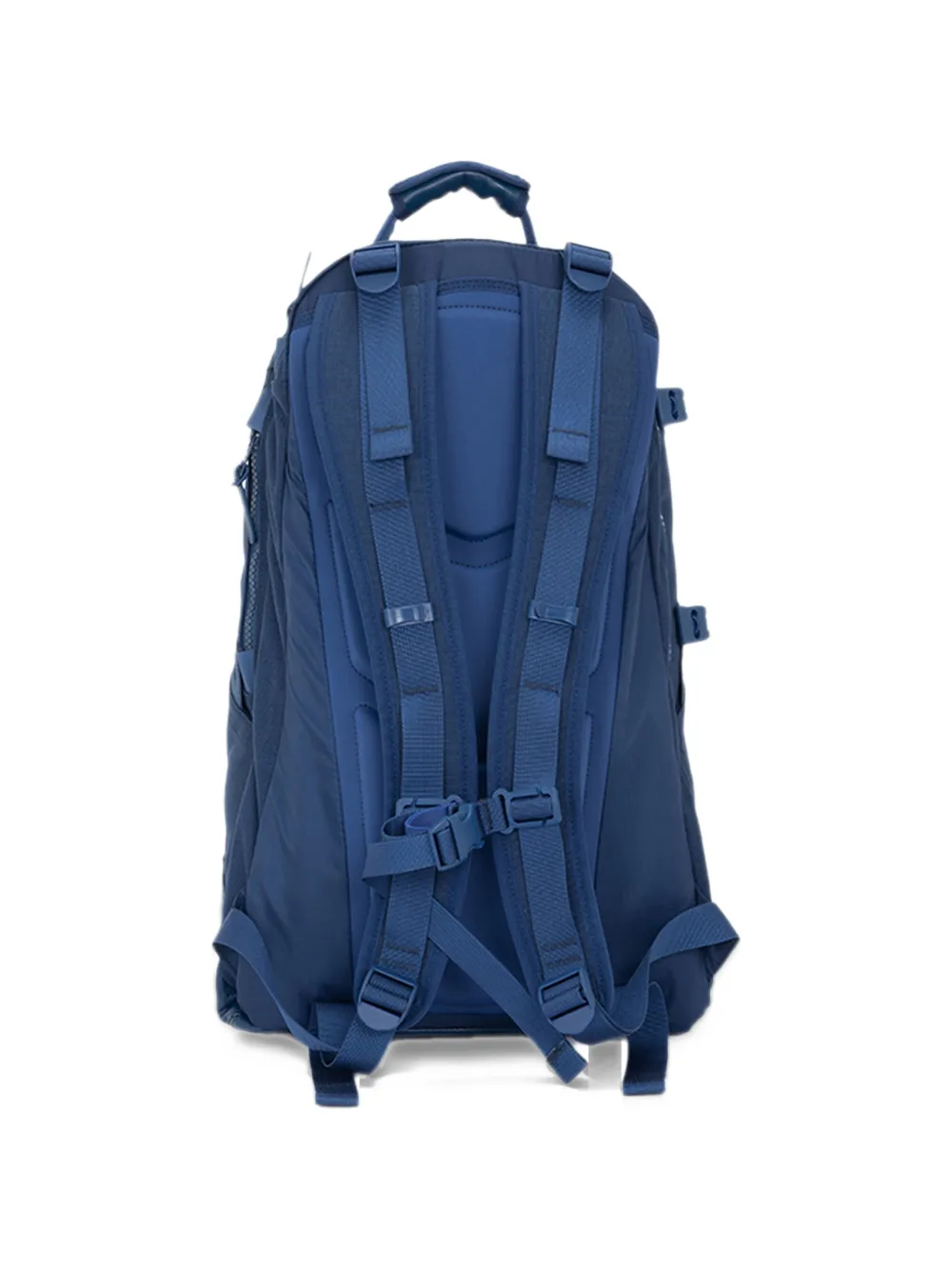 visvim leather-trimmed panelled backpack Blauw