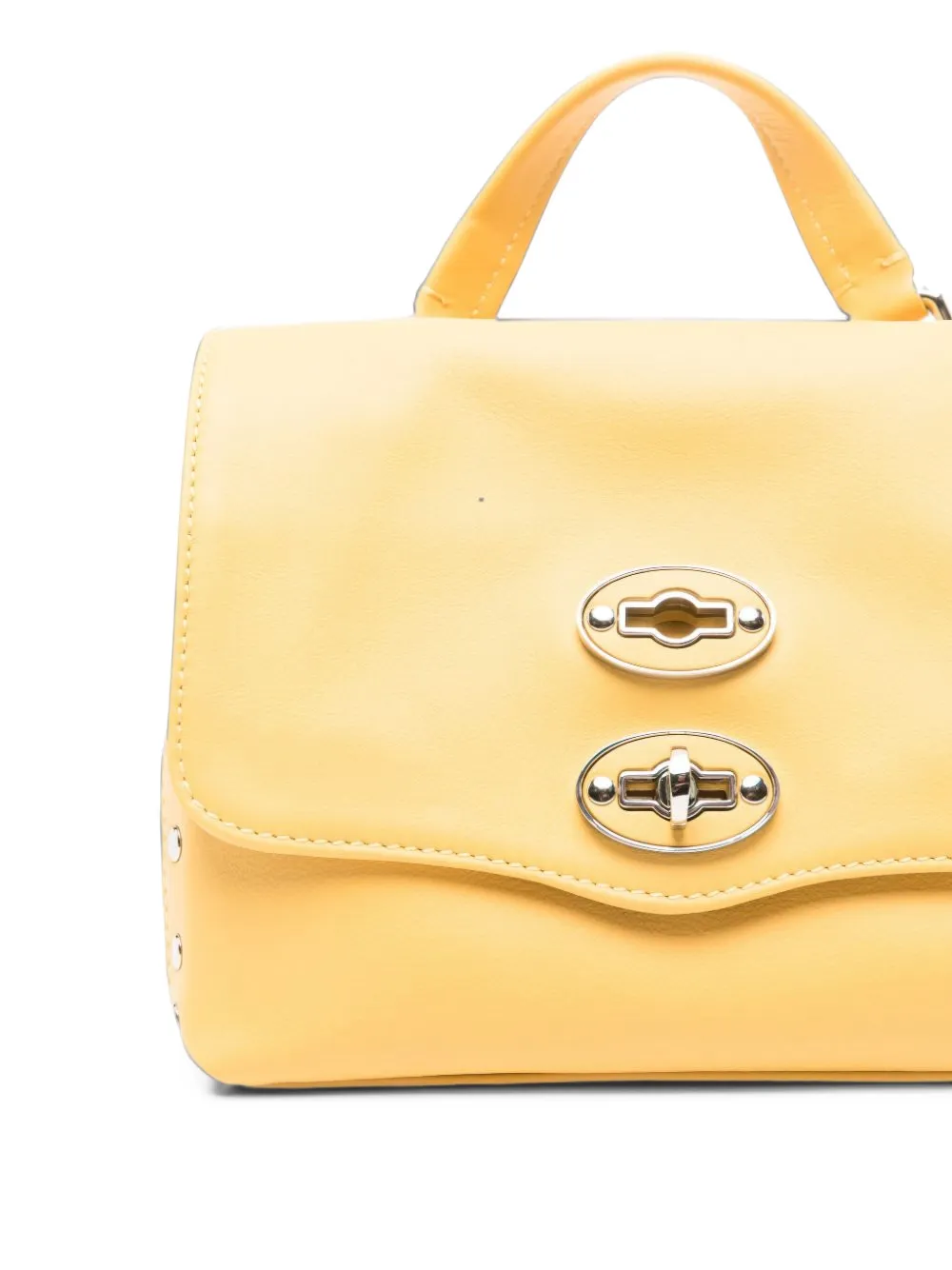 Zanellato Postina Saeta leather handbag Geel