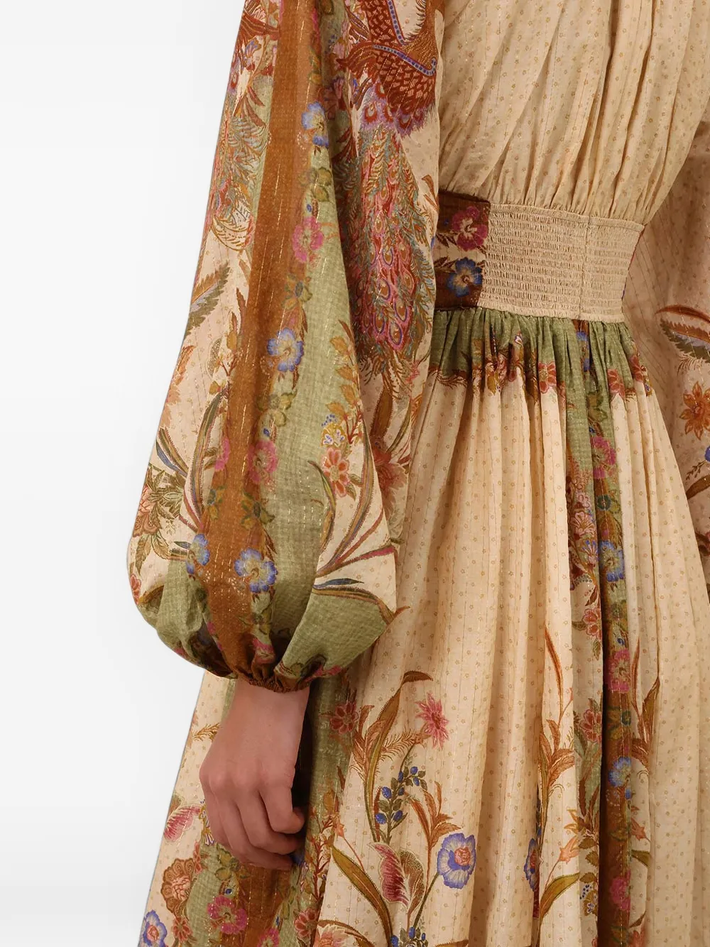 ZIMMERMANN Indra waisted maxi dress Beige